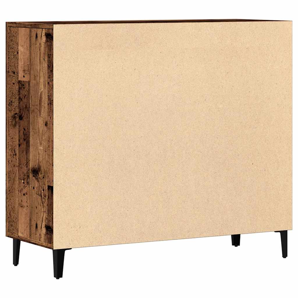 Sideboard Old Wood 90x34x80 cm Engineered Wood